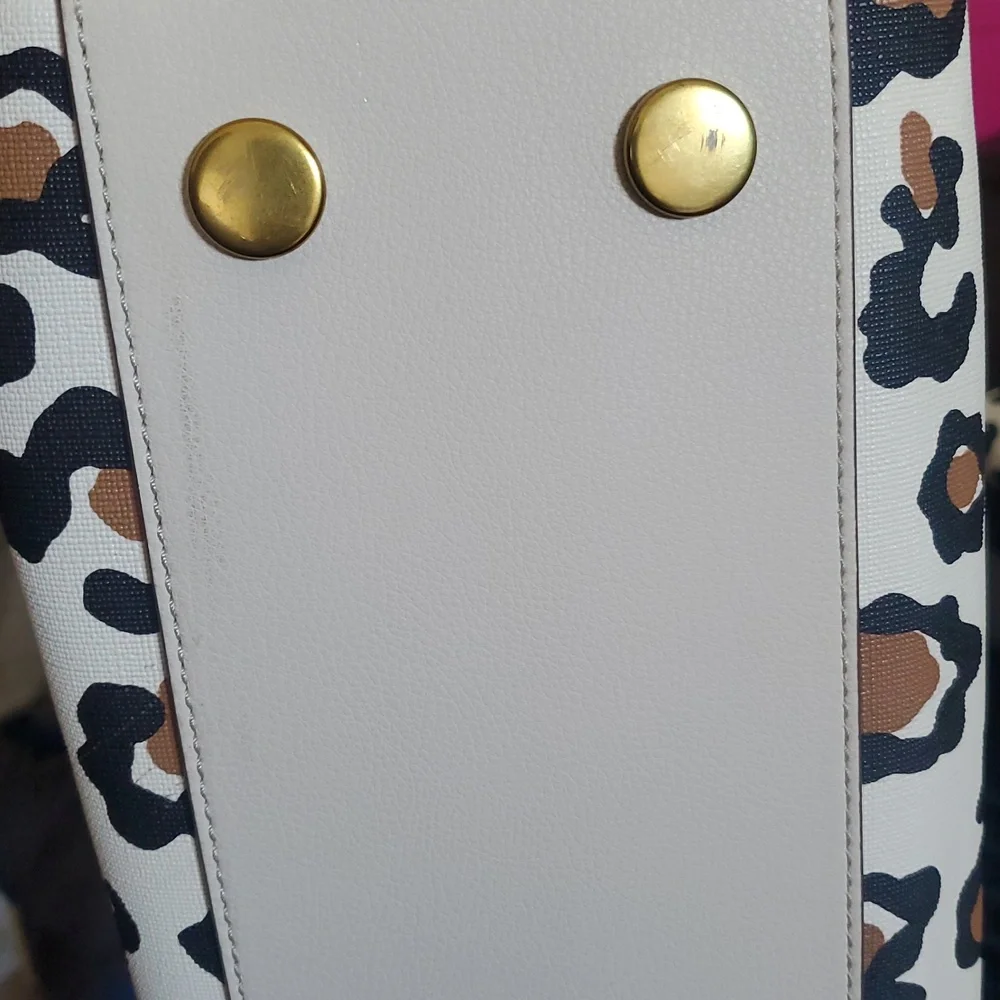 FOSSIL SATCHEL LEOPARD & WALLET - Picture 5 of 12